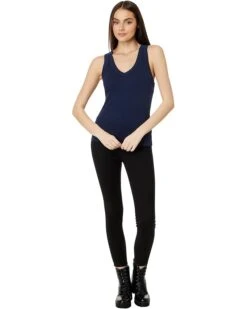 Michael Stars Maya 1X1 Cotton V-Neck Wide Binding Tank Top | Shirts & Tops -Fit Shoe Store 61W owXqXwL. AC SR736920
