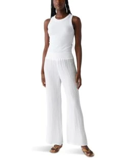 Michael Stars Susie Smocked Waist Pants