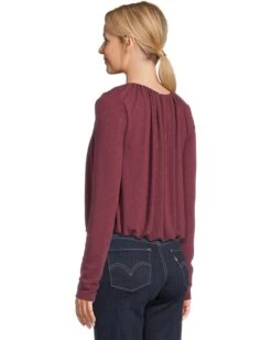 Michael Stars Sona Long Sleeve Bubble Top | Shirts & Tops -Fit Shoe Store 713e2GS1jKL. AC SR736920