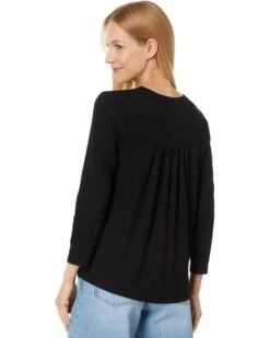Michael Stars Shelby Ruched Shoulder 3/4 Sleeve Tee | Shirts & Tops -Fit Shoe Store 71B3xRmk2aL. AC SR736920