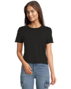 Michael Stars Jackie Raw Edge Crew Neck Tee | Shirts & Tops -Fit Shoe Store 71G 9izJCmL. AC SR736920