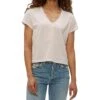 Michael Stars Harlan Cropped V-neck Tee | Shirts & Tops -Fit Shoe Store 71MZswn9TQL. AC SR736920
