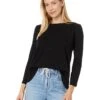 Michael Stars Shelby Ruched Shoulder 3/4 Sleeve Tee | Shirts & Tops 2 Michael Stars Shelby Ruched Shoulder 3/4 Sleeve Tee | Shirts & Tops -Fit Shoe Store 71NLX1akKlL. AC SR736920