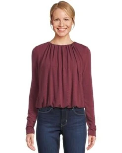 Michael Stars Sona Long Sleeve Bubble Top | Shirts & Tops