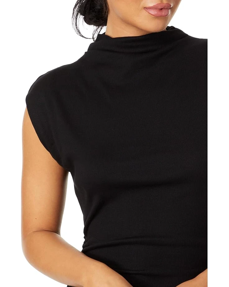 Michael Stars Gia Mock Neck Powershoulder Dress | Dresses 5 Michael Stars Gia Mock Neck Powershoulder Dress | Dresses - Image 3