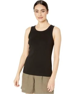 Michael Stars Paloma 1x1 Cotton Wide Binding Tank Top | Shirts & Tops