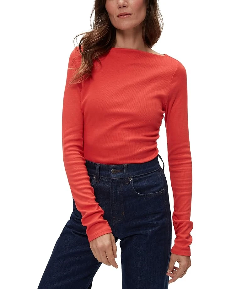 Michael Stars Clarke Knife Neck Ruched Tee | Shirts & Tops 3 Michael Stars Clarke Knife Neck Ruched Tee | Shirts & Tops