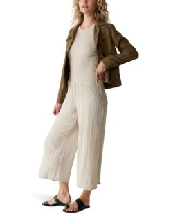 Michael Stars Medina Smocked Waist Cropped Pants -Fit Shoe Store 71nOfsgfW8L. AC SR736920