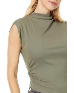 Michael Stars Amara Mock Neck Power Shoulder Top | Shirts & Tops -Fit Shoe Store 81U4z0gKquL. AC SR736920