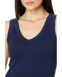Michael Stars Maya 1X1 Cotton V-Neck Wide Binding Tank Top | Shirts & Tops -Fit Shoe Store 81jiaKbQ2QL. AC SR736920