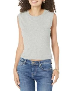 Michael Stars Johnnie Cropped Crew Neck Tank w/Rib Trim | Shirts & Tops -Fit Shoe Store 81xg6t5gjxL. AC SR736920